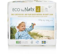 6x pleny Naty Nature Babycare Maxi 4 (7-18 kg) 26 ks