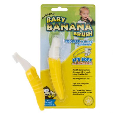 První kartáček Baby Banana Brush