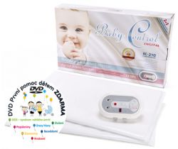 Monitor dechu se dvěma senzorovými podložkami Baby Control Digital BC-210