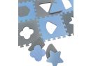 Hrací podložka puzzle 90x90 cm Baby Dan Geometrické tvary
