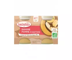 ovocný příkrm jablko, banán Babybio 2 x 130g