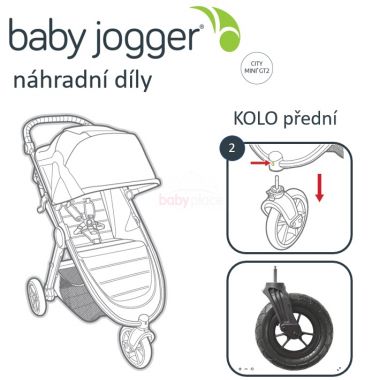 Přední kolo Baby Jogger City Mini GT