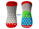 BabyOno bavlněné protiskluzové ponožky 6+ 571/01