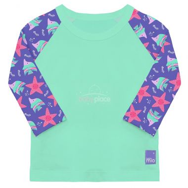 Dětské tričko do vody s rukávem UV 50+ Bambino Mio Violet