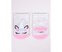 Bavlněné ponožky YO Grey Unicorn