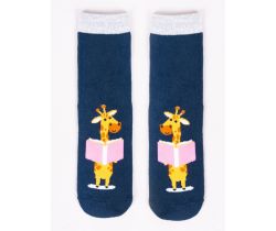 Bavlněné ponožky YO School Animal Giraffe