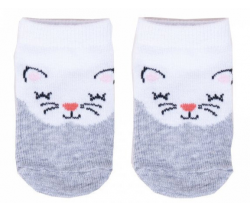 Bavlněné ponožky YO White Cat