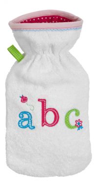 Dětský termofor Bébé-Jou   s froté obalem ABC