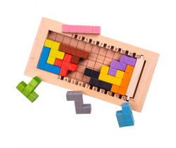 Dřevěný tetris Bigjigs Toys