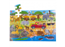 Podlahové puzzle 48 dílků Bigjigs Toys Africké dobrodružné