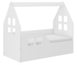 Dětská postel Wooden Toys House Left s matrací
