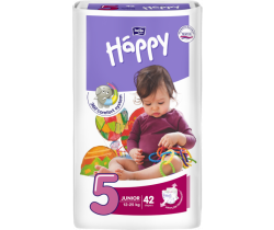 Pleny Bella Baby Happy Junior 5 (12-25 kg) 42 ks