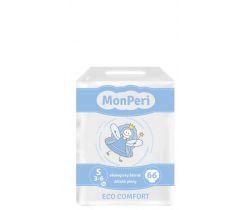 Dětské pleny 66 ks 3-6 kg Monperi Eco Comfort S