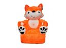 Dětské plyšové křesílko Smyk 2v1 Orange Fox