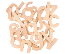Dřevěná abeceda Bigjigs Toys Malá písmena