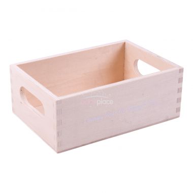 Dřevěná krabička na dřevěné potraviny Bigjigs Toys