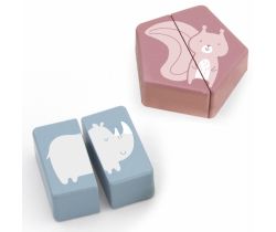 Dřevěné puzzle pro nejmenší PolarB Animals