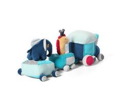 Edukační vzdělávací hračka BabyOno Blue Safari Train