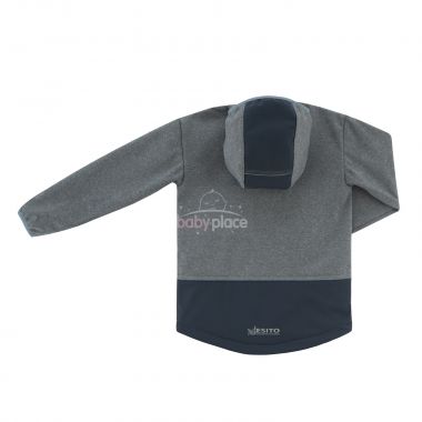 Dětská softshellová bunda vel. 80 - 92 Esito Duo Grey