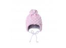 Dětská zimní čepice vel. 34 - 46 Esito Minky Teddy Pink
