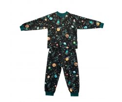 Dětské BIO pyžamo Esito Souhvězdí Black