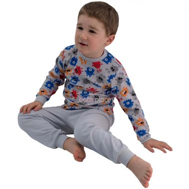 Dětské pyžamo Esito Příšerky Gray