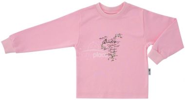 Dětské tričko s dlouhým rukávem Esito Pink Birds