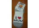 Froté ponožky velikost 0 Pinokio Deluxee I Love Mum