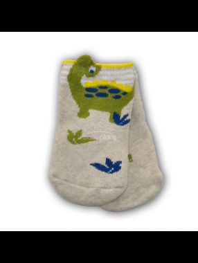 Froté ponožky YO s 3D prvkem Dino