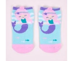 Froté ponožky YO s 3D prvkem Mermaid