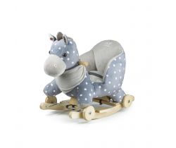 Houpací hračka Kinderkraft Horse Grey