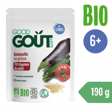 Kapsička Ratatouille s quinoou 190 g Good Gout Bio