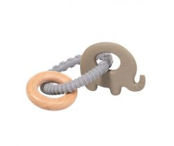 Kousátko Bo Jungle B-Rattle Rings Elephant