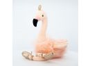 Látková ballerina 25 cm innoGIO Flamingo