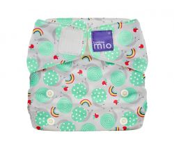 Látková plenka integrovaná v kalhotkách Bambino Mio MioSolo Snail Surprise