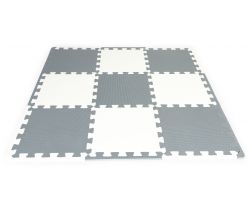 Pěnová podložka puzzle 89x89 cm 9 ks EcoToys Grey