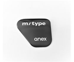 Náhradní kryt s logem na kočárek Anex m/type Pravý