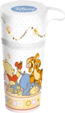 OKT Winnie the Pooh termoobal na kojenecké láhve bílá