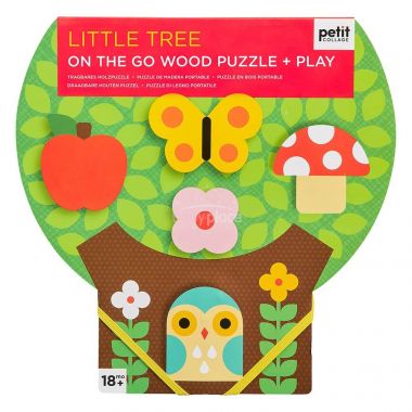 Robustní dřevěné puzzle Petitcollage