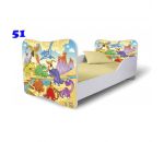 Dětská postel Pinokio Deluxe Butterfly Dinosauři 51