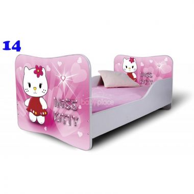 Dětská postel Pinokio Deluxe Butterfly Kočka 14