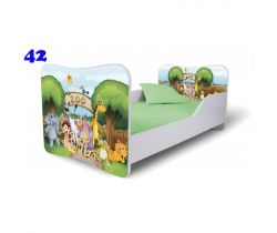 Dětská postel Pinokio Deluxe Butterfly Zoo 42