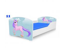 Dětská postel Pinokio Deluxe Rainbow Pony 11