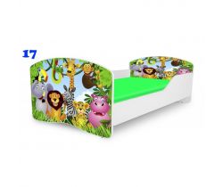 Dětská postel Pinokio Deluxe Rainbow Safari 17