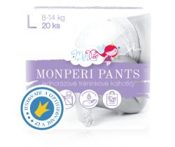 Plenkové kalhotky Monperi Pants L (8-13 kg) 20 ks