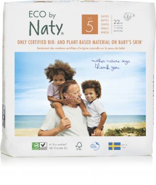 Pleny Naty Nature Babycare Junior 5 (11-25 kg) 22 ks
