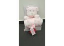 Plyšová hračka + 100x75 cm deka Bobas Pink Bear