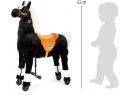 Pohyblivý dětský jezdecký kůň na kolečkách Small Foot  Hrom