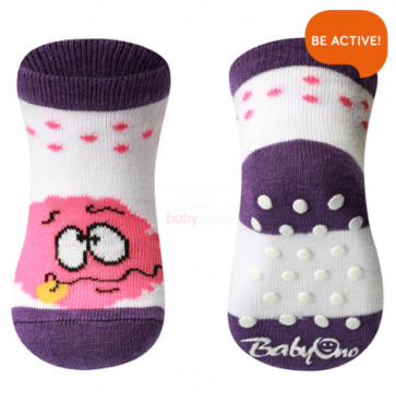 Ponožky 587/01 bavlněné protiskluzové 0+ BabyOno