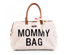 Přebalovací taška Childhome Mommy Bag Teddy Off White